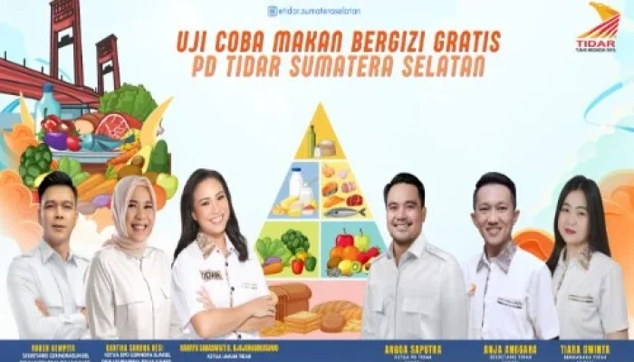PD Tidar Sumsel Uji Coba Makan Bergizi Gratis, Angga Optimis Atasi Stunting