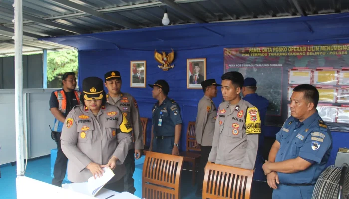 Wakapolres Bangka Pastikan Kesiapan Pengamanan Natal di Belinyu