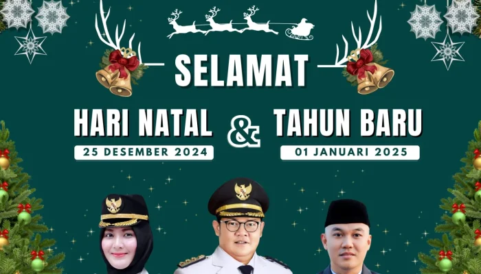 Pemkab Basel Ucapkan Selamat Natal dan Tahun Baru, Bupati Riza: Jaga Kerukunan,Persatuan 