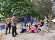 Patroli Polairud Polres Bangka, Himbau Pengunjung Wisatawan 