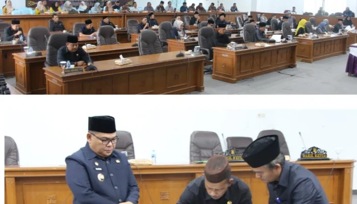 Pj Bupati dan DPRD Bangka Sahkan APBD 2025, Tetapkan 13 Propemperda Baru