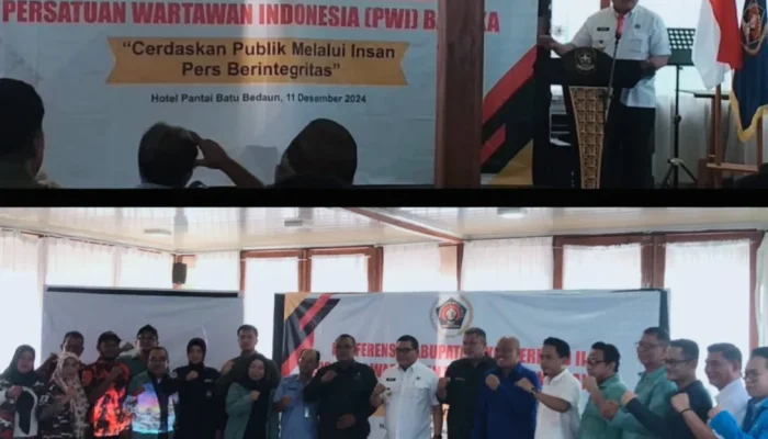 Konferkab II PWI Bangka: Pj Bupati Haris Tekankan Pentingnya Sinergi Pers