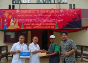 Jelang Perayaan Natal, PT Timah Salurkan Bantuan ke Dua Gereja di Sekitar Tambang