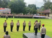 Polres Bangka Gelar Upacara Kenaikan Pangkat: 50 Personel Naik Pangkat