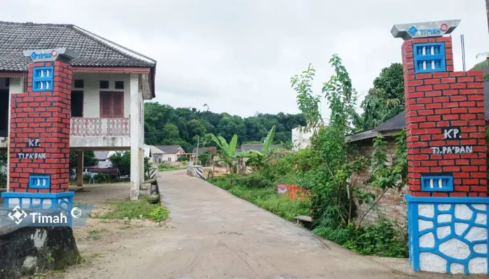 PT Timah Bangun Gapura Tanjung Pakdan untuk Dukung Wisata dan Ekonomi Warga
