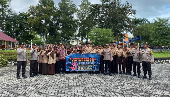 Polres Bangka Gencarkan Sosialisasi Bahaya Geng Motor dan Narkoba di Sekolah