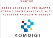 Koalisi Aktivis Merah Putih Desak Menkomdigi Bertindak Tegas soal Potongan Ojol 30 Persen
