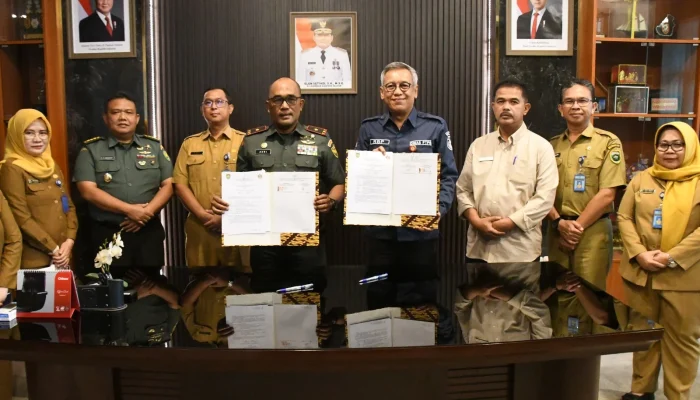 Danrem 044/Gapo dan Kadispertan TPH Sumsel Sinergi Wujudkan Swasembada Pangan Nasional 