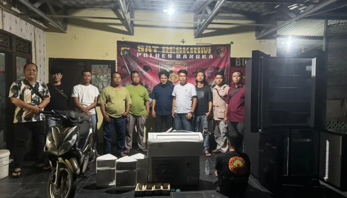 Polres Bangka Ungkap Kasus Pencurian, Pelaku Ternyata Juga Pengguna Sabu
