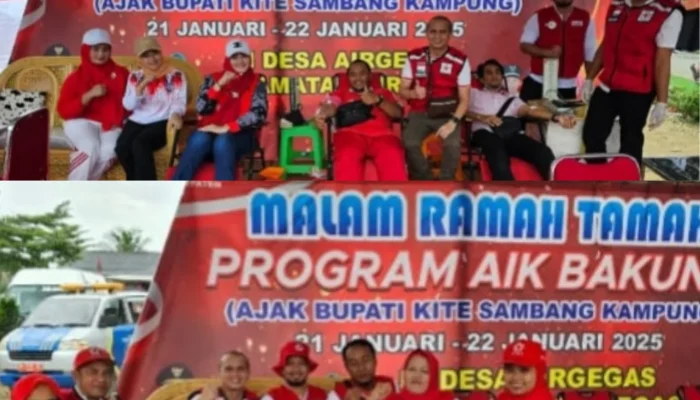 PMI Bangka Selatan Gelar Donor Darah di Program Aik Bakung, 22 Kantong Terkumpul