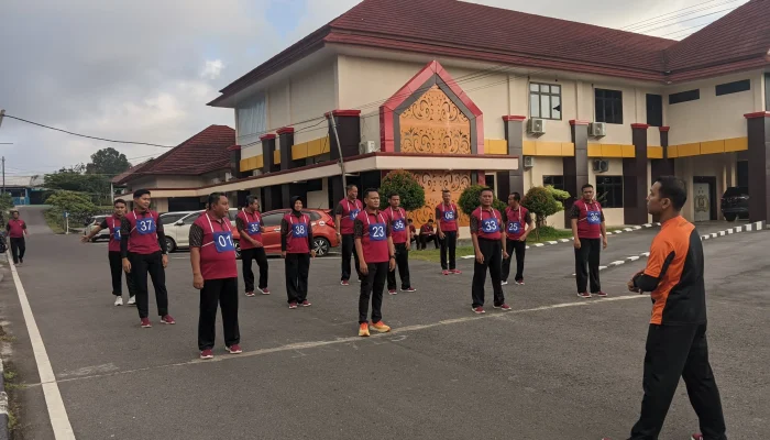 Polres Bangka Gelar TKJ 2025, Uji Ketahanan Fisik Personel dan ASN
