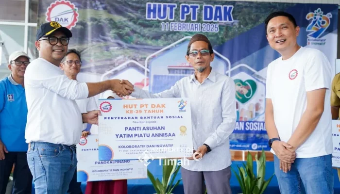 HUT Ke-29, PT DAK Salurkan Bantuan ke Sekolah dan Panti Asuhan