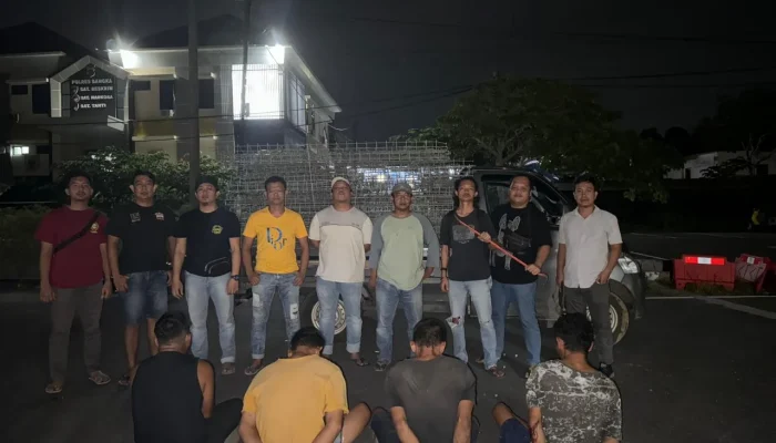 Tim Kelambit Sat Reskrim Polres Bangka Ungkap Sindikat Pencuri Besi Pagar