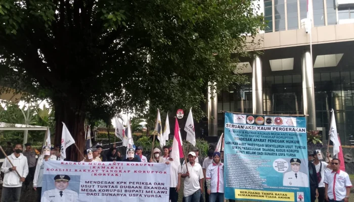 Aktivis KAMAKSI Turun ke Jalan, Desak KPK Usut Skandal Korupsi APBD Bupati Melawi