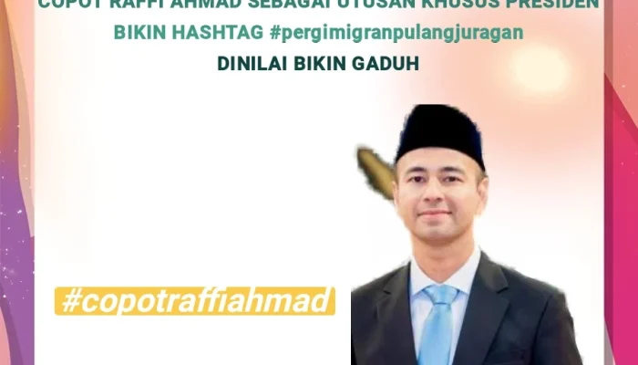KKMP Desak Prabowo Copot Raffi Ahmad, Tren Hashtag Dinilai Bikin Gaduh
