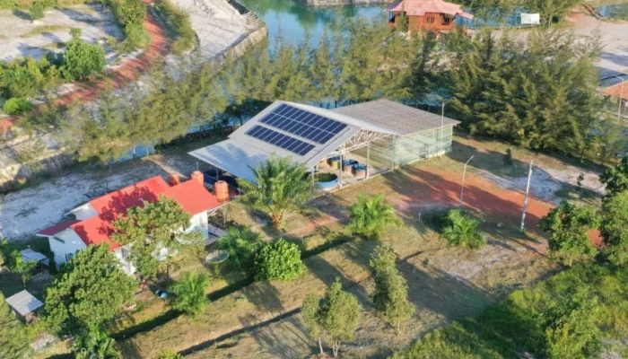 PT Timah Terapkan Energi Terbarukan dengan Solar Photovoltaic di Area Reklamasi