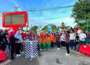 Jalan Sehat Sambil Mutik Sampah Meriahkan HUT Basel ke-22″