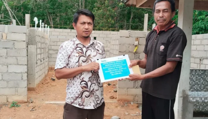 PT Timah Bantu Pembangunan Rumah Ibadah di Pulau Kundur Selama Ramadan