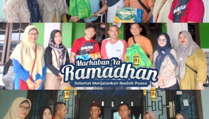 Alumni SMANSA Toboali 2002 Berbagi Bingkisan Ramadhan untuk Guru