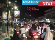 Lautan Manusia Memadati Kota Toboali Saat Malam Takbiran Idul Fitri 1446 H