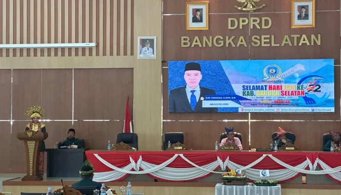 Rapat Paripurna HUT ke-22 Bangka Selatan: Komitmen Membangun Daerah