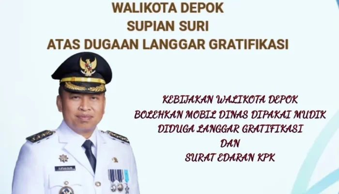 Kebijakan Kontroversial! KAMAKSI Tuntut KPK Usut Dugaan Gratifikasi Mobil Dinas Pemkot Depok