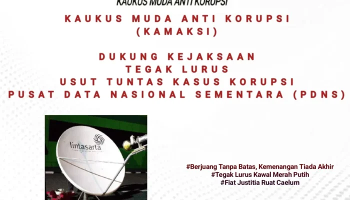 KAMAKSI Desak Kejaksaan Usut Tuntas Dugaan Skandal PDNS dan Lintasarta