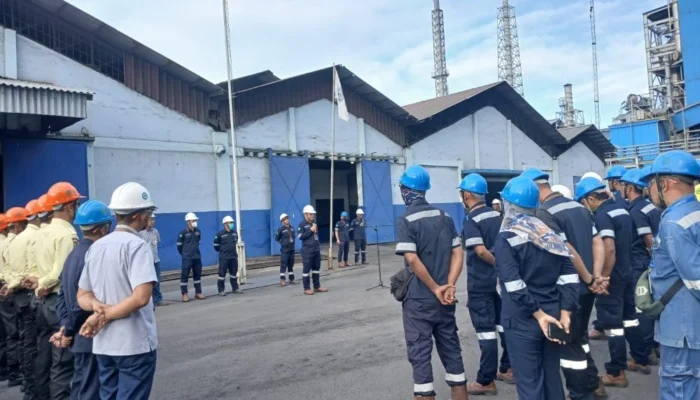 PT Timah Perkuat Budaya K3 Lewat Apel Rutin di Wilayah Operasional