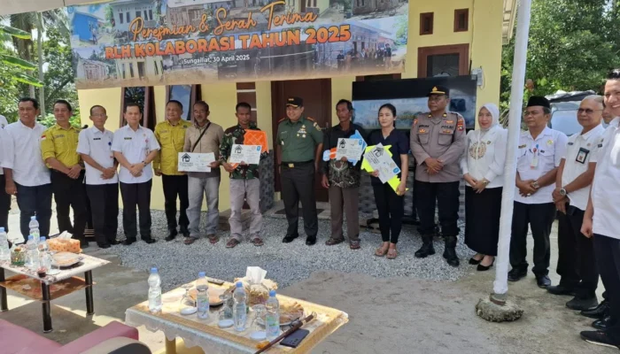 Arsari Tambang-MSP dan Pemkab Bangka Serahkan RLH untuk Warga Jelitik