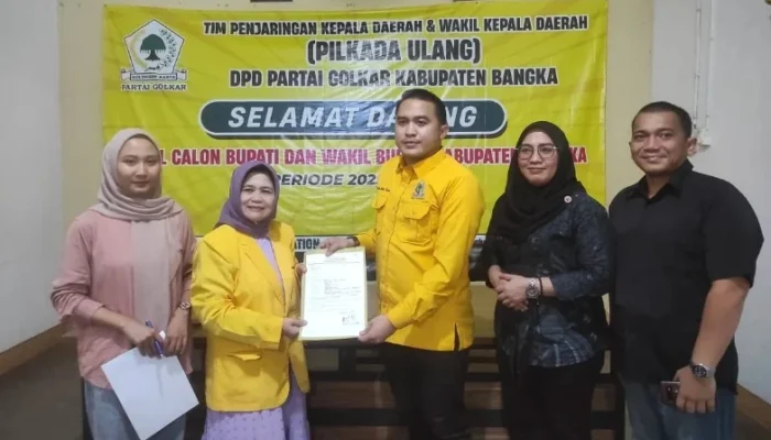 Dedek Herdika Maju Pilbup Bangka: Kader Muda Golkar Siap Mengabdi