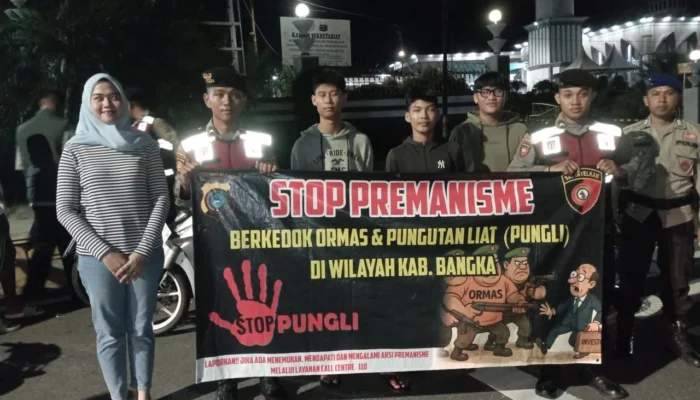 Polres Bangka Gencarkan Patroli Malam, Sikat Pungli Ormas Ilegal di Sungailiat