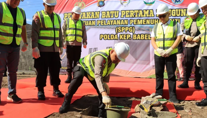 Kapolda Babel: Groundbreaking SPPG untuk 11 Sekolah di Pangkalpinang