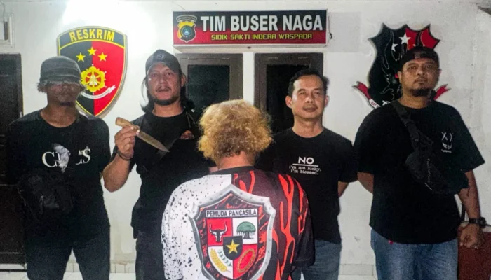 Tim Buser Naga Tangkap Pelaku Pengancaman Bersenjata di Pangkalpinang