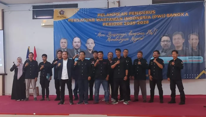 Ardam Resmi Dilantik, PWI Bangka Siap Jalankan 8 Program Unggulan