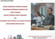 Praktik Dugaan Korupsi, Aktivis: Desak Gubernur Pramono Anung Copot Dua Kadis DKI
