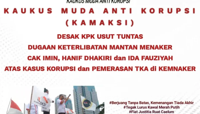 KAMAKSI Desak KPK Usut Dugaan Peran Cak Imin di Kasus Kemnaker