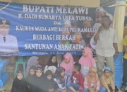 Berbagi Berkah, KAMAKSI dan Bupati Melawi Santuni Anak Yatim