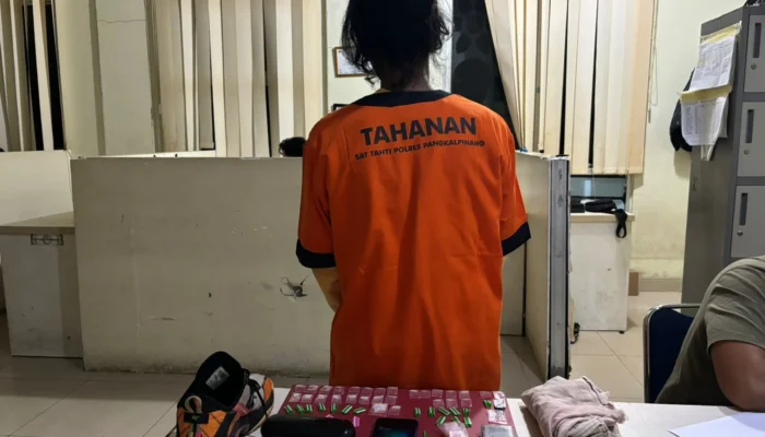 Buruh Lepas Dicokok Satresnarkoba Pangkalpinang, 9,28 Gram Sabu Diamankan