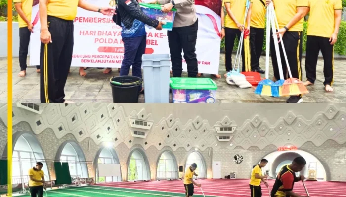 Jelang HUT Bhayangkara ke-79, Polda Babel Gelar Baksos Religi di 5 Tempat Ibadah