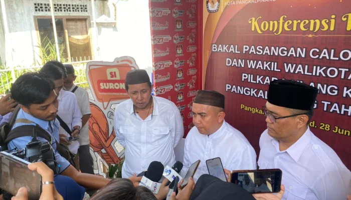 Molen-Zeki Resmi Terdaftar di KPU, Siap Bertarung di Pilwako Pangkalpinang 2025