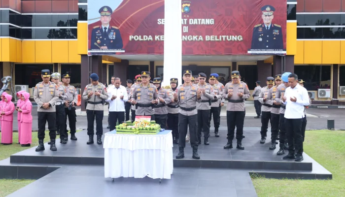 Ratusan Personel Polda Babel Naik Pangkat Jelang Hari Bhayangkara ke-79
