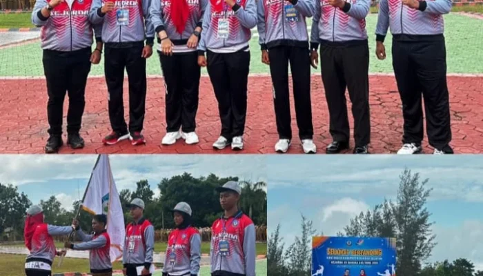 Wabup Debby Lepas Kontingen Basel ke Kejurda XII 2025: Junjung Sportivitas, Harumkan Daerah
