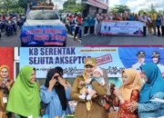Kirab Bangga Kencana Meriahkan Harganas ke-32 di Bangka Selatan, Wabup Debby: Pentingnya Peran Keluarga