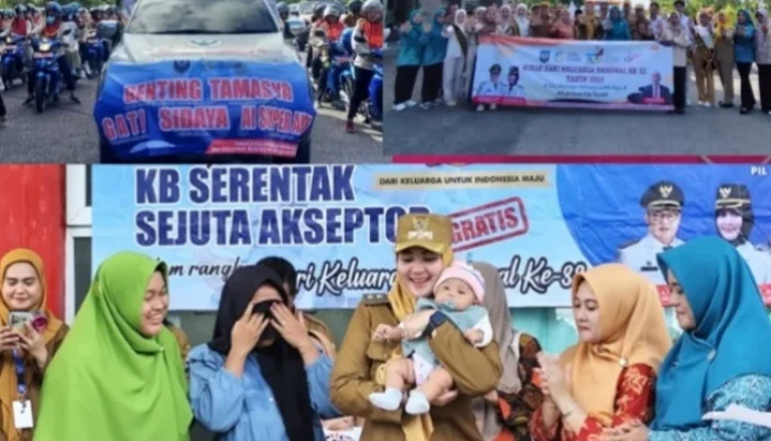 Kirab Bangga Kencana Meriahkan Harganas ke-32 di Bangka Selatan, Wabup Debby: Pentingnya Peran Keluarga