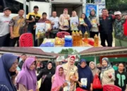 Wabup Debby Hadir Langsung di Operasi Pasar Murah Desa Nyelanding Sambut 1 Muharam 1447 H