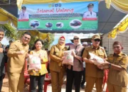 Bupati Riza Dukung Kemandirian Pangan Lewat Tanam Padi Serentak di Desa Serdang