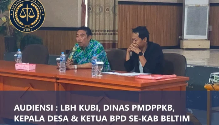 LBH KUBI: Dorong Sertifikasi Paralegal Perangkat Desa, Siap Beri Pos Bantuan Hukum Masyarakat