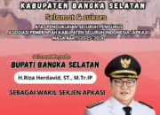 Bupati Basel Riza Herdavid Dikukuhkan Sebagai Wasekjen APKASI 2025-2030