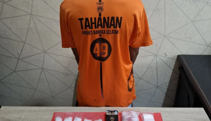 40,5 Gram Sabu Disita, Satu Tersangka Diamankan Polres Basel