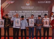 Nomor Urut Ditetapkan, 4 Paslon Siap Berlaga di Pilkada Ulang Bangka